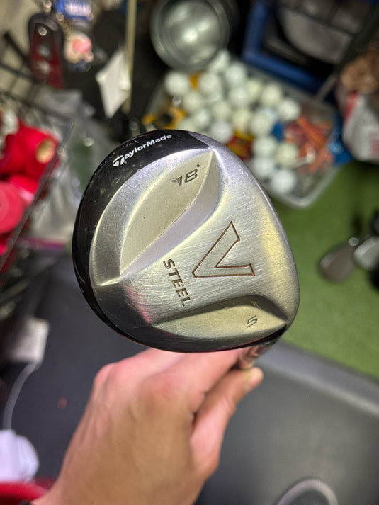 Used TaylorMade V Steel Right Hand 18º 5 Wood