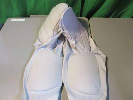 Used Under Armour 7-Pad Integrated White Youth Large Practice Pants