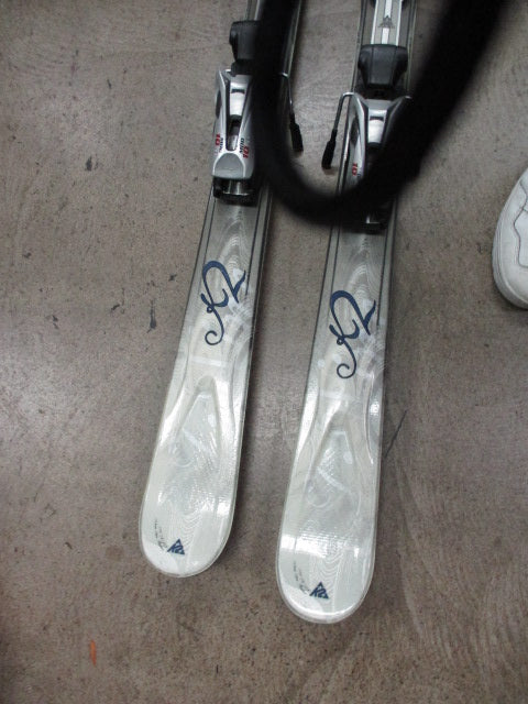 Used K2 True Luv 153cm Skis W/ Marker Bindings