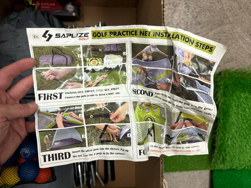 Load image into Gallery viewer, Used Saplize Golf Driving Net with Wide Opening and Training Balls
