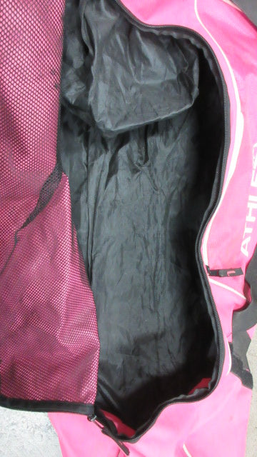 Load image into Gallery viewer, Athletico Rolling Wheeled Baseball/Softball Pink Bat Bag
