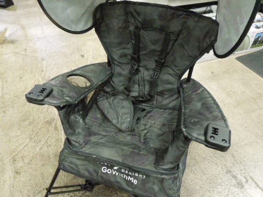 Used Baby Delight Go With Me Venture Chair with Shade, Table and Carry Bag