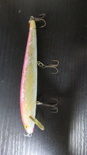 Used Pink & Silver Fishing Lure - snapped on end