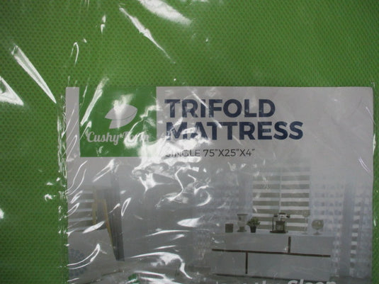 Used Cushy Form Tri Fold Mattress 75"L x 25"W x 4"Th
