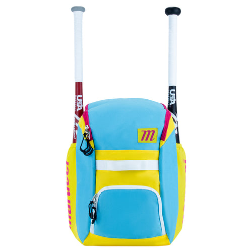 New Marucci Foxtrot T-Ball Backpack -Cobalt Blue/Yellow