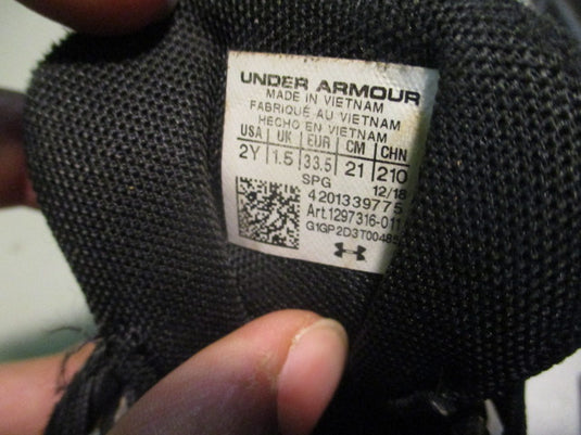 Used Under Armour Size 2y Cleats