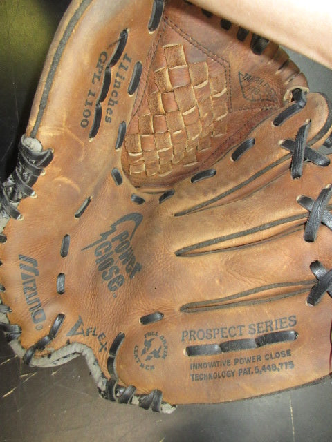 Used Mizuno Power Close II 11" Leather Glove  *Missing Strap* - RHT