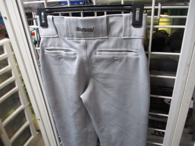 Load image into Gallery viewer, Used Marucci Grey Open Bottom Baseball Pants Size Youth Large
