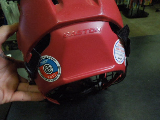 Used Easton E700 Hockey Helmet with a Bauer RBE III Jr. Mask Size Youth Small