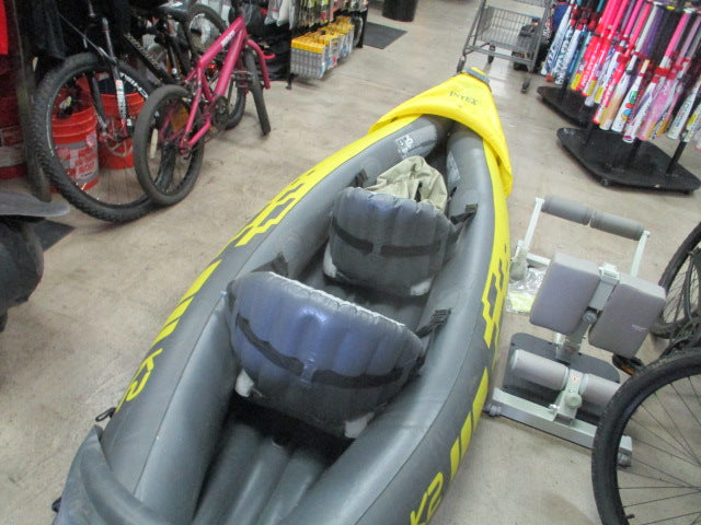 Load image into Gallery viewer, Used Intex Explorer K2 Yellow 2 Person Inflatable Kayak
