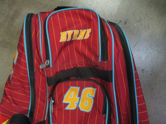 Used BoomBah Spartan Custom Baseball Rolling Bag
