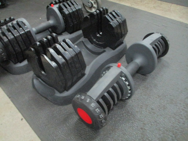 Load image into Gallery viewer, Used Ethos 50lb Adjustable Dumbbell Set - Pair
