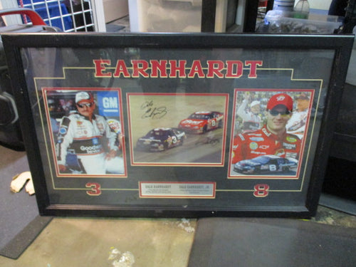 EARNHARDT Dale Senior an Dale JR Authenticated Signed Picture