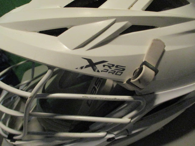 Load image into Gallery viewer, Used Cascade XRS Pro White Adjustable Lacrosse Helmet
