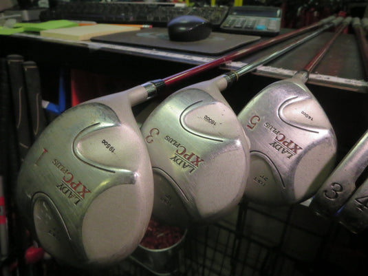 Used Lynx Lady XPC Plus Right Hand 12pc Ladies Golf Club Set 3-9i,pw,sw,3h,5h,D