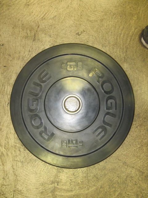 Used Rogue HG 15lb Rubber BUMPER PLATES Set of 2