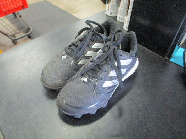 Load image into Gallery viewer, Used Adidas Pure hustle cleats in black size 1
