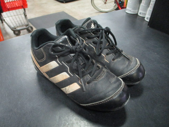 Load image into Gallery viewer, Used Adidas Three Stripe Cleats in Black Size 1
