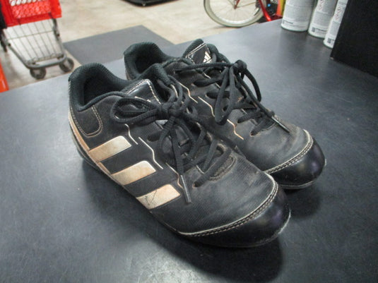 Used Adidas Three Stripe Cleats in Black Size 1