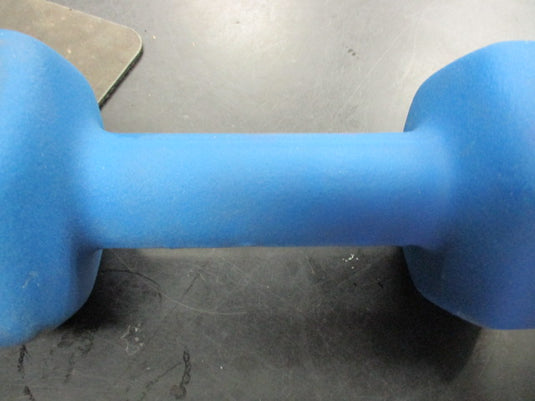 Used Neoprene 8 LB Rubber Hex Dumbbell