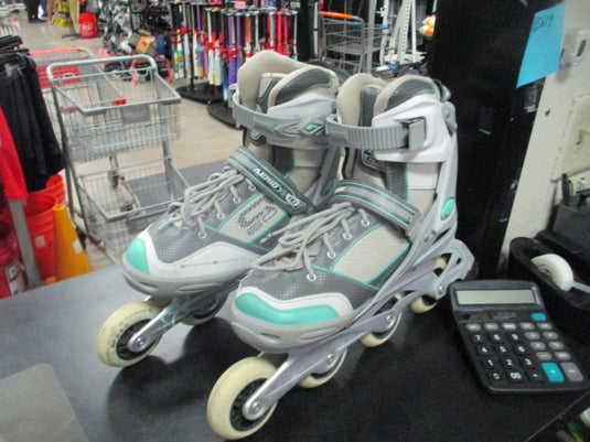 Used Aerid RD Elite series Q60 Skates with race bearings in grey size 9