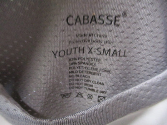 Used Cabasse Baseball Heart Guard Protective Sleeveless Shirt Size Youth XS