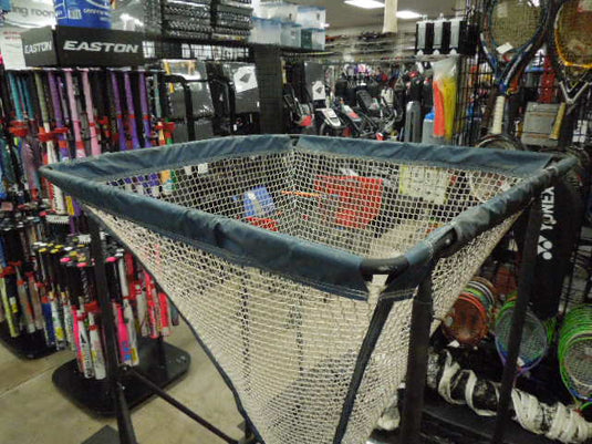 Used Mobile Setting and Passing Volleyball Trainer, Height Adjustable Up To 110"