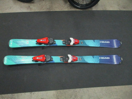 Used Head Monster 125cm Jr Downhill Snow Skis