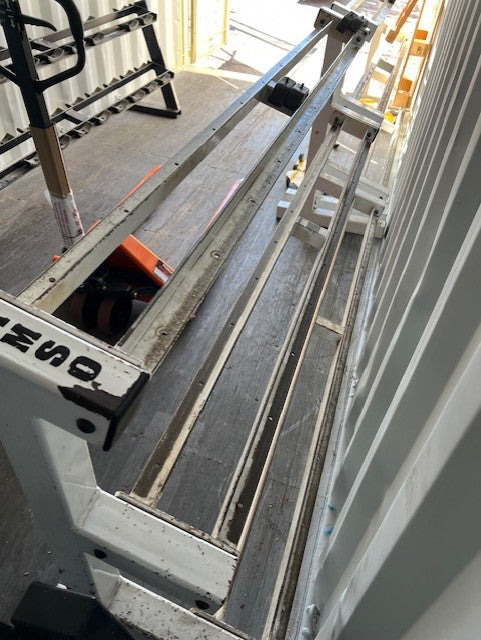 Used SAMSON White Commercial DUMBELL RACK 91
