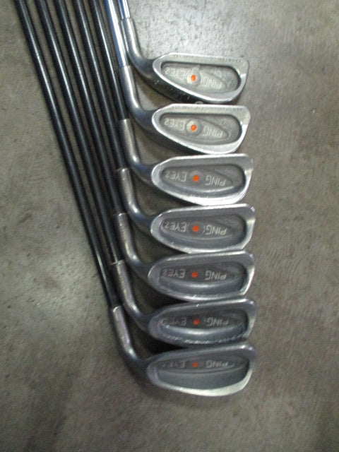 Used Ping EYE 2 7-Piece Iron Set Orange Dot 2-9 (Missing 4 Iron)