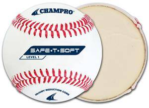 New Champro Safe T-Soft Level 1 Baseball -  QTY 1 Ball