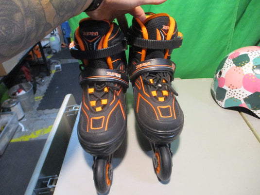 Used ZPM ABEC-7 Size 4Y - 7Y Kids Adjuable Roller Blades