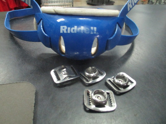 Used Riddell Blue Youth Football helmet Chin Strap