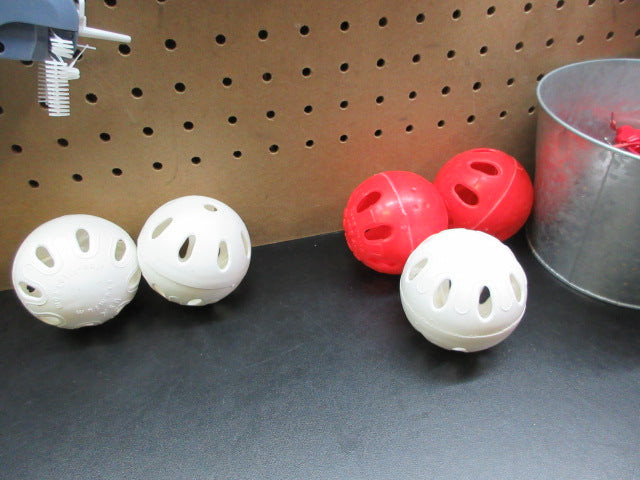 Load image into Gallery viewer, Used Stee-Rike 3 Premium Platic Wiffle Training Baseballs - QTY 5
