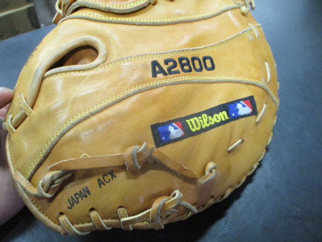 Load image into Gallery viewer, Used Wilson The A2802 1st Base Mitt Pro Back LHT

