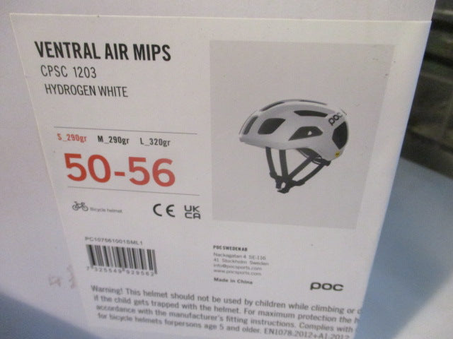 Load image into Gallery viewer, POC Ventral Air Mips Bicycle Helmet Size 50-56cm - Hydrogen White
