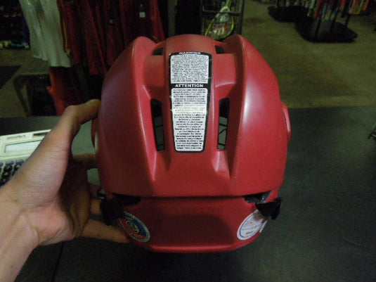 Used Easton E700 Hockey Helmet with a Bauer RBE III Jr. Mask Size Youth Small