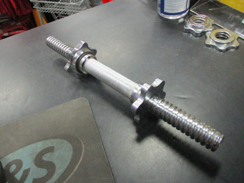 Used Spinlock Dumbbell Handle With Spinlock Collars