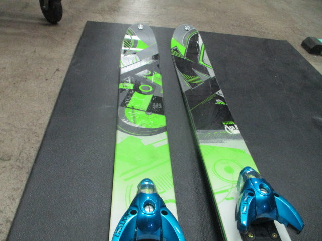 Load image into Gallery viewer, Used K2 Sidestash 174Cm Downhill Powered Skids W/ Salomon Bindings
