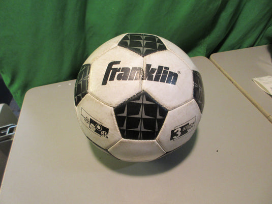 Used Franklin All Weather Play Size 3 Soccer Ball
