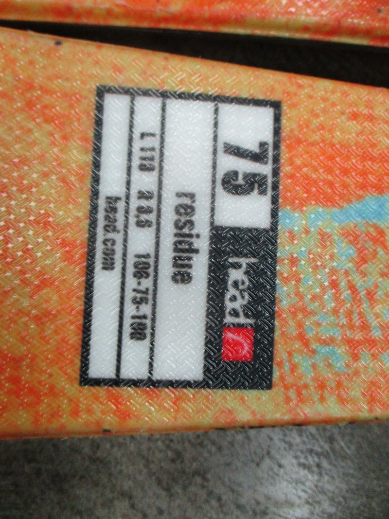 Load image into Gallery viewer, Used Head Residue 75 118CM Junior Downhill Skis W/ D 4.5ac Bindings
