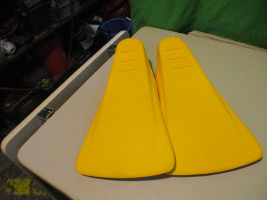 Used Fins Zoomers Gold Short Blade Size 9-10 Mens Training Fins