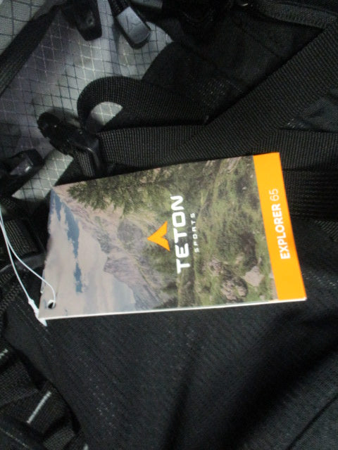 Teton Explorer 65 5lb Pack 65 Liter Weist 28"-70" Gray/Black