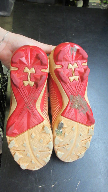 Load image into Gallery viewer, Used Under Armour UA Leadoff Baseball Cleats - Size Youth 4
