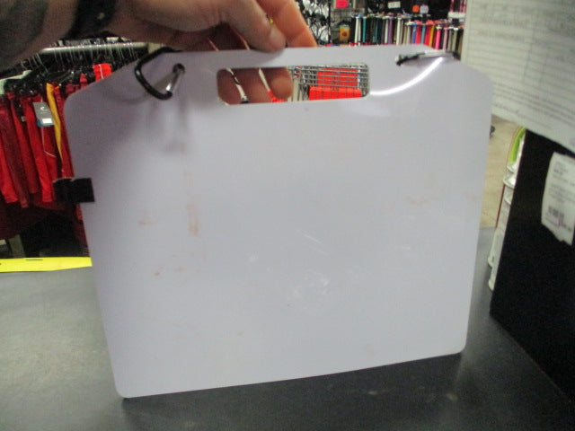 Load image into Gallery viewer, Used Magnetic Baseball Coach Clipboard 40 Lineup Cards
