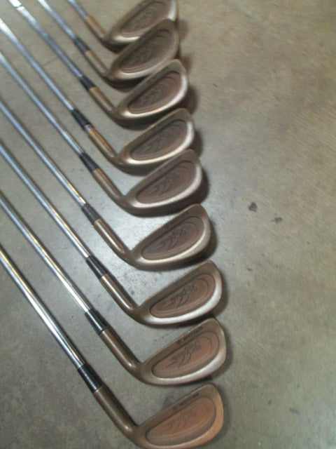 Load image into Gallery viewer, Used Bob Toski beryllium copper heads IRON SET 3-PW SW RH steel haft
