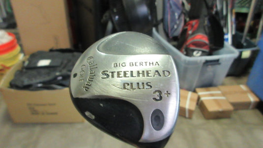 Used Callaway Big Bertha Steelhead Plus 3+ Fairway Wood - RH