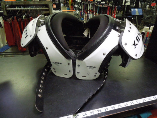 Used Xenith Element Skill Lineman Shoulder Pads Size Medium 18-19"