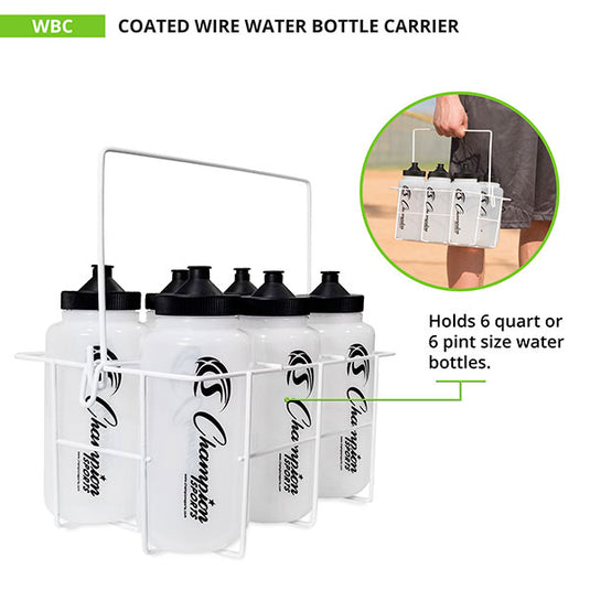 New Champion Coated Wire Water Bottle Carrier