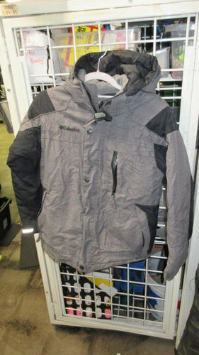 Used Columbia Grey Snow Jacket Youth Size Medium
